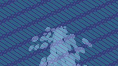 Benzersiz video giriş tasarımı projeleri için detaylı yüzey kalıbı film animasyon stili grafik girişi