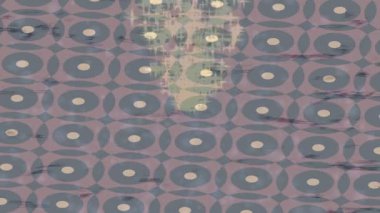 Soyut hareket desenli fütüristik video üretimi için dinamik dijital arkaplan