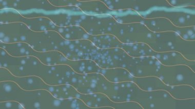 Lüks hareket projeleri için soyut tasarım stili animasyonu olan üst düzey dijital doku