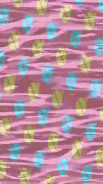 Benzersiz video giriş tasarımı projeleri için detaylı yüzey kalıbı film animasyon stili grafik girişi