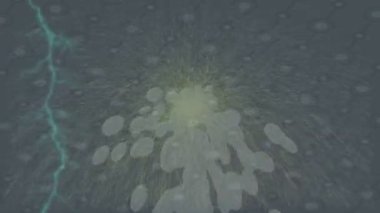 Benzersiz hareket grafikleri tasarım sanatına sahip yaratıcı film üretimi için özet bir arkaplan