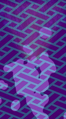 Benzersiz dijital hareket grafiklerine sahip yaratıcı sinematik projeler için yumuşak animasyon yüzeyi