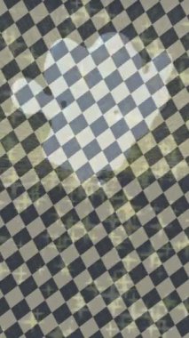 Soyut hareket desenli fütüristik video üretimi için dinamik dijital arkaplan