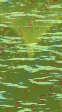 Benzersiz video giriş tasarımı projeleri için detaylı yüzey kalıbı film animasyon stili grafik girişi