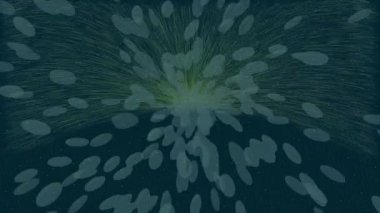 Lüks hareket projeleri için soyut tasarım stili animasyonu olan üst düzey dijital doku