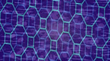 Soyut hareket desenli fütüristik video üretimi için dinamik dijital arkaplan