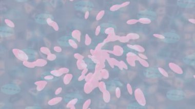 Lüks hareket projeleri için soyut tasarım stili animasyonu olan üst düzey dijital doku