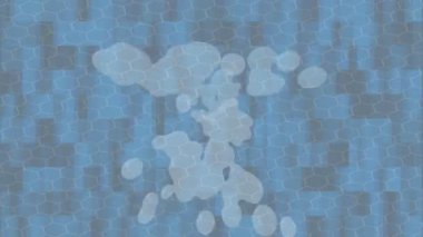 Soyut hareket desenli fütüristik video üretimi için dinamik dijital arkaplan