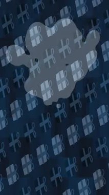 Lüks hareket projeleri için soyut tasarım stili animasyonu olan üst düzey dijital doku