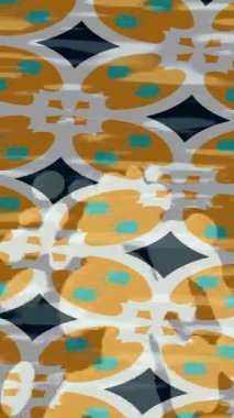 Soyut hareket desenli fütüristik video üretimi için dinamik dijital arkaplan