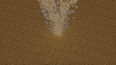 Organik desenli yüzey giriş stili video film sanatı ile soyut arkaplan tasarımı