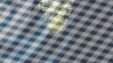 Benzersiz dijital animasyon tarzı grafikleri olan yaratıcı ortam tasarımı için yenilikçi hareket dokusu