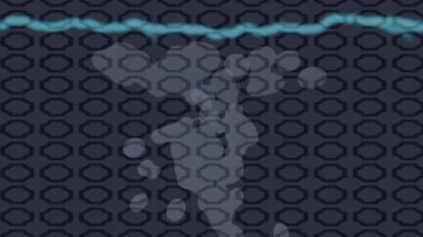 Dijital doku yüzey tasarım biçimi ile modern video animasyonu için gelişmiş hareket grafikleri