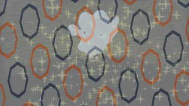 Modern medya üretimi için fütüristik dijital soyut doku sinematik tarz hareketli grafik ögesi