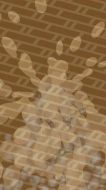 Organik desenli yüzey giriş stili video film sanatı ile soyut arkaplan tasarımı