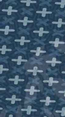 Soyut hareket desenli fütüristik video üretimi için dinamik dijital arkaplan