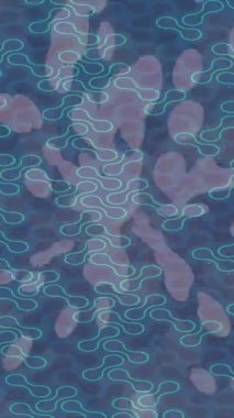 Soyut hareket desenli fütüristik video üretimi için dinamik dijital arkaplan