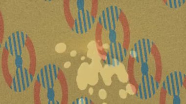 Benzersiz hareket dokusu tasarım sanatı ile profesyonel video düzenleme için modern soyut grafikler