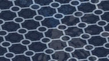 Benzersiz hareket grafikleri tasarım sanatına sahip yaratıcı film üretimi için özet bir arkaplan