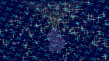 Benzersiz dijital animasyon tarzı grafikleri olan yaratıcı ortam tasarımı için yenilikçi hareket dokusu