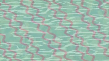 Benzersiz dijital animasyon tarzı grafikleri olan yaratıcı ortam tasarımı için yenilikçi hareket dokusu