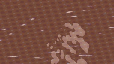 Dijital doku yüzey tasarım biçimi ile modern video animasyonu için gelişmiş hareket grafikleri