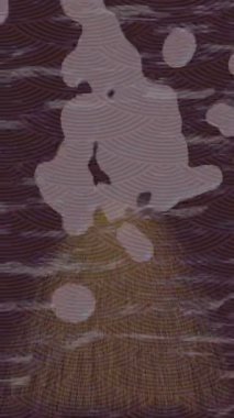 Lüks hareket projeleri için soyut tasarım stili animasyonu olan üst düzey dijital doku