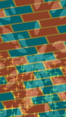 Lüks hareket projeleri için soyut tasarım stili animasyonu olan üst düzey dijital doku