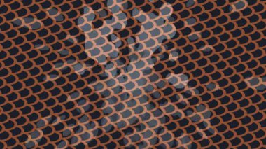 Benzersiz dijital animasyon tarzı grafikleri olan yaratıcı ortam tasarımı için yenilikçi hareket dokusu