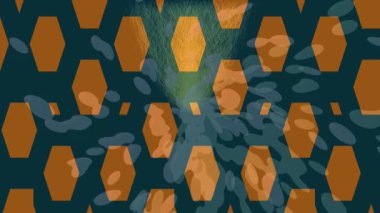 Organik desenli yüzey giriş stili video film sanatı ile soyut arkaplan tasarımı