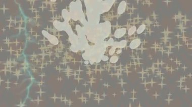 Organik desenli yüzey giriş stili video film sanatı ile soyut arkaplan tasarımı