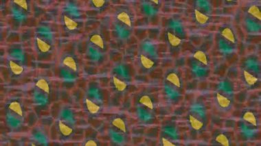 Dijital doku yüzey tasarım biçimi ile modern video animasyonu için gelişmiş hareket grafikleri