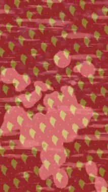 Benzersiz video giriş tasarımı projeleri için detaylı yüzey kalıbı film animasyon stili grafik girişi