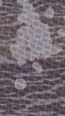 Benzersiz dijital animasyon tarzı grafikleri olan yaratıcı ortam tasarımı için yenilikçi hareket dokusu