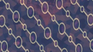 Lüks hareket projeleri için soyut tasarım stili animasyonu olan üst düzey dijital doku