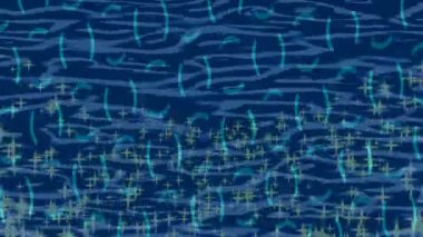 Lüks hareket projeleri için soyut tasarım stili animasyonu olan üst düzey dijital doku