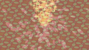 Lüks hareket projeleri için soyut tasarım stili animasyonu olan üst düzey dijital doku