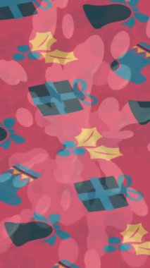 Soyut hareket desenli fütüristik video üretimi için dinamik dijital arkaplan