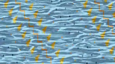 Profesyonel video projeleri sanat tarzı için organik hareketli arkaplan tasarımı