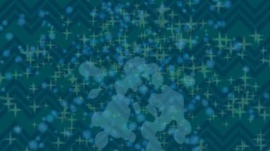 Benzersiz hareket grafikleri tasarım sanatına sahip yaratıcı film üretimi için özet bir arkaplan