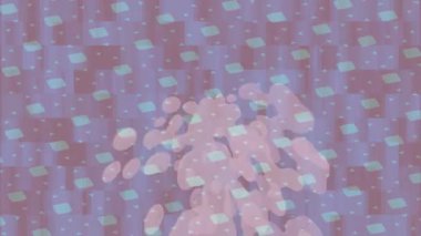 Yaratıcı video düzenleme film arkaplan tasarımı için minimalist organik hareket grafikleri