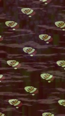 Modern medya üretimi için fütüristik dijital soyut doku sinematik tarz hareketli grafik ögesi