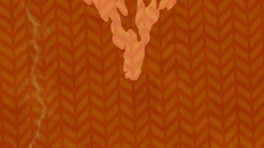 Benzersiz dijital animasyon tarzı grafikleri olan yaratıcı ortam tasarımı için yenilikçi hareket dokusu