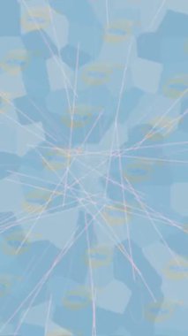 Estetik doku arkaplan tasarımı renkli hareket grafikleri ile moda film giriş profosyoneli