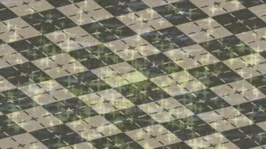 Soyut hareket desenli fütüristik video üretimi için dinamik dijital arkaplan