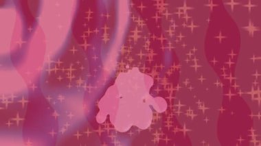 Lüks hareket projeleri için soyut tasarım stili animasyonu olan üst düzey dijital doku