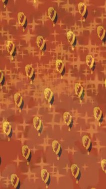 Benzersiz video giriş tasarımı projeleri için detaylı yüzey kalıbı film animasyon stili grafik girişi