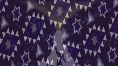 Lüks hareket projeleri için soyut tasarım stili animasyonu olan üst düzey dijital doku