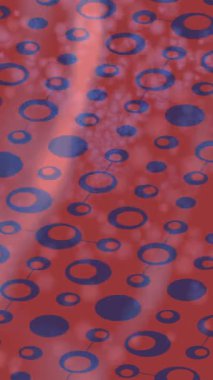 Soyut hareket desenli fütüristik video üretimi için dinamik dijital arkaplan