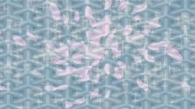 Organik desenli yüzey giriş stili video film sanatı ile soyut arkaplan tasarımı